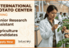Apply for Agriculture Jobs at International Potato Center. Junior Research Assistant role in Agra offering Hands-On Research Jobs.