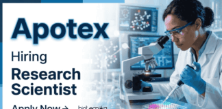 Apply for Research Scientist Jobs under Apotex Career. Life Sciences Jobs in Bangalore with Bioanalytical Research and Pharma Experience.