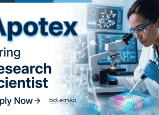 Research Scientist Jobs at Apotex | Apply Now for Bioanalytical Roles Apply for Research Scientist Jobs under Apotex Career. Life Sciences Jobs in Bangalore with Bioanalytical Research and Pharma Experience.