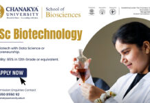 Chanakya School of Biosciences, B.Sc.(Hons) in Biotechnology Admissions Open! BSc (Hons) Biotech Admissions Chanakya School of Biosciences. Chanakya School of Biosciences BSc Biotech Admissions 2026 Open.
