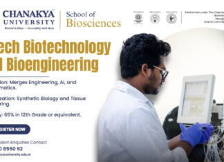 BTech Biotechnology & Bioengineering Admissions Chanakya University. BTech Biotech & Bioengineering Admissions 2026 at Chanakya University.