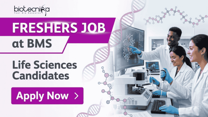 Apply for Life Science Jobs for Freshers at BMS. Specialist Job Role Offering Hands-On Experience in Clinical Data & Statistical Programming.