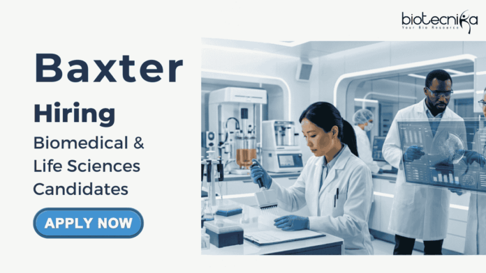 Baxter Apply for Life Sciences Job at Baxter. Explore Biomedical Engineering Jobs and Build your Baxter Career in Clinical Medical Devices in India.