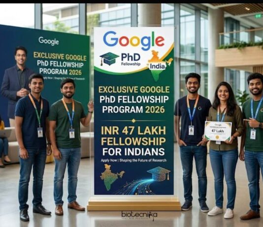 Google PhD Fellowship 2026