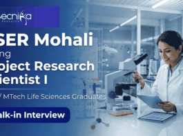 Research Scientist Jobs at IISER Mohali Recruitment | Walk-in Interview 2026 | Attend Now research scientist jobs IISER Mohali recruitment life science research walk in interview