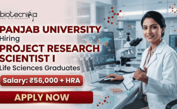 Panjab University Project Research Scientist I Recruitment | Life Science Jobs Apply Now scientist jobs panjab university recruitment life science jobs research project