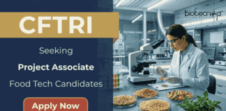 CFTRI Recruitment for Food Tech Jobs | Apply Now for Project Associate Roles Apply for Food Tech Jobs under CFTRI Recruitment. Project Associate Jobs for MSc Food Technology Graduates in Mysuru R&D Roles.