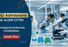 PhD Admissions Open for Biological Sciences at CFTRI 2026 under AcSIR | Apply Now Apply for AcSIR CFTRI Recruitment 2026 PhD Admission and start your Biological Sciences Career at CSIR-CFTRI Mysuru.