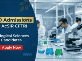 Apply for AcSIR CFTRI Recruitment 2026 PhD Admission and start your Biological Sciences Career at CSIR-CFTRI Mysuru.