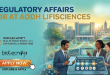 Regulatory Affairs Job at Aodh Lifesciences | Biotechnology & Life Sciences Candidates, Apply Now Regulatory Affairs Job at Aodh Lifesciences. Biotechnology & Life Sciences Candidates, Apply Now For this Job Opportunity in Hyderabad.