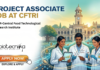 Project Associate Job at CSIR-CFTRI | Biotechnology Candidates, Apply Now Project Associate Job at CSIR-CFTRI. Masters in Biotechnology, Microbiology, or Biochemistry Candidates, Apply Now.