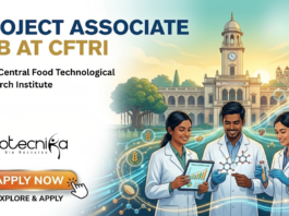 Project Associate Job at CSIR-CFTRI | Biotechnology Candidates, Apply Now Project Associate Job at CSIR-CFTRI. Masters in Biotechnology, Microbiology, or Biochemistry Candidates, Apply Now.