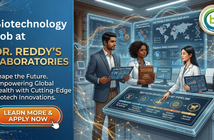 Biotechnology Job at Dr. Reddy’s Laboratories | Biotechnology Candidates, Apply Now Biotechnology Job at Dr. Reddy’s Laboratories. Biotechnology & Microbiology Candidates, Apply Now. Job in Visakhapatnam.