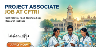 Project Associate Job at CSIR-CFTRI | Biotechnology Candidates, Apply Now Project Associate Job at CSIR-CFTRI. Masters in Biotechnology, Microbiology, or Biochemistry Candidates, Apply Now.