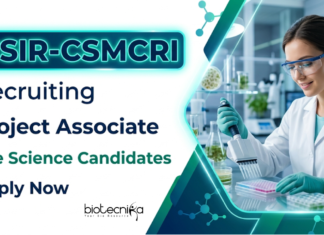 Life Sciences Research Jobs at CSIR- CSMCRI | Apply Now for Project Associate Jobs Apply for Project Associate Jobs at CSIR CSMCRI. Explore Research Jobs and Build a Strong Career in Life Sciences. Last date April 3, 2026.