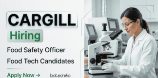 Apply for Cargill Careers 2026 Food Tech Jobs. Explore Food Safety Officer Jobs in Food Quality and Regulatory domain.