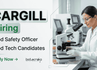 Food Tech Jobs at Cargill | Food Safety Officer Role Available | Apply Now Apply for Cargill Careers 2026 Food Tech Jobs. Explore Food Safety Officer Jobs in Food Quality and Regulatory domain.