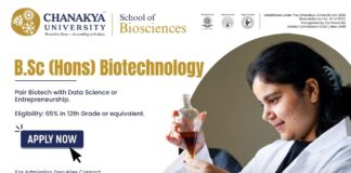 BSc (Hons) Biotech Admissions Chanakya School of Biosciences. Chanakya School of Biosciences BSc Biotech Admissions 2026 Open.