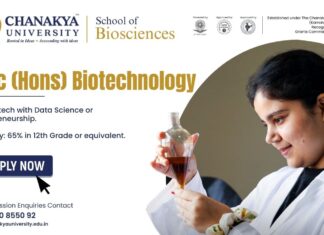 Chanakya School of Biosciences, B.Sc.(Hons) in Biotechnology Admissions Open! BSc (Hons) Biotech Admissions Chanakya School of Biosciences. Chanakya School of Biosciences BSc Biotech Admissions 2026 Open.