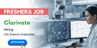 Life Science Jobs for Freshers at Clarivate: Apply for Associate STEM Content Analyst role and Start Your Clarivate Career.