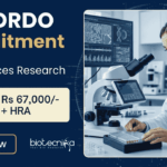 DRL DRDO Recruitment for Junior Research Fellow & Research Associate positions. Apply for Life Sciences Research Jobs before March 31.