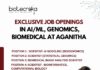 Scientist Job at Aganitha