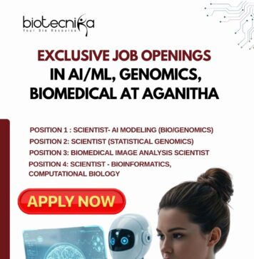 Exclusive Job Openings in AI/ML, Genomics, Biomedical at Aganitha – Apply Online Now Scientist Job at Aganitha