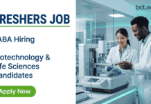 Biotechnology Jobs for Freshers at FABA | Apply Now for Program Associate Role Gain Hands-On Experience Biotechnology Jobs for Freshers at FABA. Apply Now for Life Sciences Jobs & Kickstart your Biotechnology Career in Innovation.