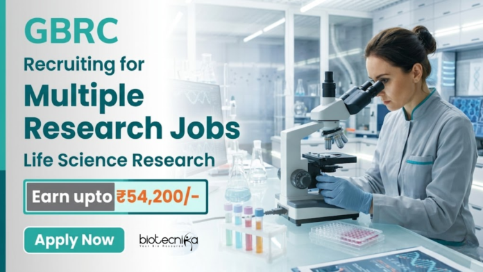 Life Science Research jobs at GBRC Recruitment with multiple research opportunities