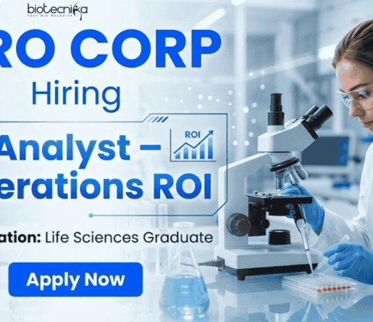 Freshers Life Science Jobs at MRO CORP | Analyst Job | Life Science Candidates Apply Now Freshers Life Science Jobs | Analyst Job at MRO CORP