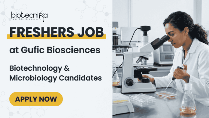 Gufic Walk-in for Freshers Microbiology, Biotechnology, and QA QC Jobs at Gufic Biosciences. Apprentice Opportunity for BSc graduates in Indore.