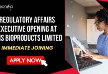 Hiring Now: Regulatory Affairs Executive Opening at VINS Bioproducts Limited | Immediate Joining in Hyderabad Hiring Now Regulatory Affairs Executive Opening at VINS Bioproducts Limited Immediate Joining in Hyderabad. Regulatory Affairs Executive job opening at VINS Bioproducts Limited in Hyderabad with immediate joining for life sciences professionals.