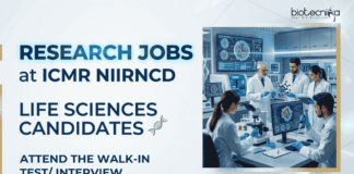 Research Jobs at ICMR NIIRNCD | Work on Dengue Viruses Project | Attend the Walk-In Test/ Interview ICMR Recruitment Offers Research Jobs for Life Science Graduates. Attend Walk-In Interview and Build your Career in Life Sciences Today.