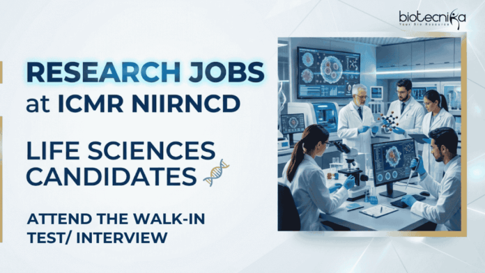 ICMR (1) ICMR Recruitment Offers Research Jobs for Life Science Graduates. Attend Walk-In Interview and Build your Career in Life Sciences Today.