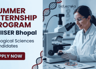 IISER Bhopal Summer Internship Programme 2026 | Apply Online IISER Bhopal Summer Internship 2026 announced. Apply Now for Biological Science Internship and Gain Hands-On Research Experience.