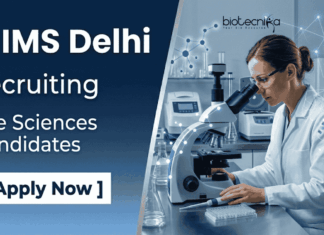 AIIMS Delhi Recruitment | Apply Now for Life Sciences Research Jobs AIIMS Delhi Recruitment 2026 announced for Research Jobs. Apply Now to Start Your Career in Life Sciences with Clinical Research Experience.