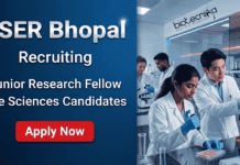 JRF Vacancy at IISER Bhopal | Life Sciences Candidates Can Earn Upto Rs. 37,000/- PM | Apply Now IISER Bhopal Recruitment for JRF Vacancy in Life Sciences Research. Apply for Junior Research Fellow Role in CRISPR Virology Project.