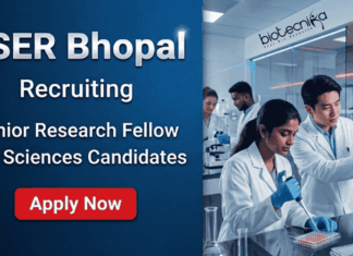 JRF Vacancy at IISER Bhopal | Life Sciences Candidates Can Earn Upto Rs. 37,000/- PM | Apply Now IISER Bhopal Recruitment for JRF Vacancy in Life Sciences Research. Apply for Junior Research Fellow Role in CRISPR Virology Project.
