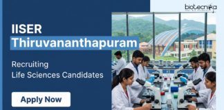 Apply for Project Associate Jobs at IISER Thiruvananthapuram Recruitment. Explore Life Science Research Roles. Last Date March 30, 2026.