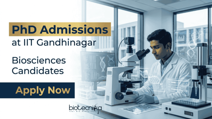 IIT GN (1) Apply for PhD Admissions at IIT Gandhinagar. Advance your Biosciences Career with world-class research, fellowships, and faculty mentorship.