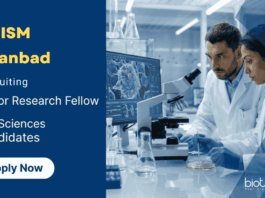 Apply for Junior Research Fellow under IIT ISM Recruitment 2026. Build Your Career in Life Sciences with ₹37,000 Fellowship. Apply Now.