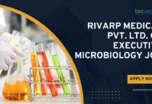 Rivarp Medical Pvt. Ltd. QC Executive Microbiology Job, Apply on Biotecnika Microbiology QC Executive Jobs at Rivarp Medical Pvt. Ltd., Apply on Biotecnika