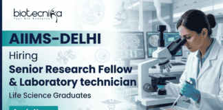 Senior Research Fellow Job at AIIMS Delhi | Life Science Jobs | Apply Now Senior Research Fellow Job at AIIMS Recruitment 2026 for Life Science Jobs in Delhi