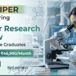 Junior Research Fellow Job at NIPER Recruitment 2026 for Life Science Jobs in Hyderabad