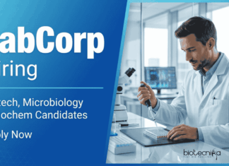 Biotechnology and Microbiology Vacancies | Apply Now for Labcorp Jobs Apply for Labcorp Jobs in Bangalore. Explore Biotechnology, Microbiology & Biochemistry Jobs for MSc Graduates in Lab Operations Roles.