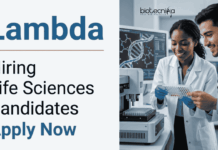 Regulatory Affairs Jobs at Lambda | Life Sciences Candidates Apply Now Lambda Career: Hiring a Regulatory Affairs Officer in Ahmedabad. Apply Now for Life Science jobs in CRO Regulatory Affairs.