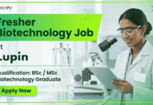 Fresher Biotechnology Job at Lupin | Biotechnology Job | Apply Now Fresher Biotechnology Job Opportunity at Lupin Jobs in Pune
