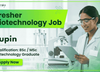 Fresher Biotechnology Job at Lupin | Biotechnology Job | Apply Now Fresher Biotechnology Job Opportunity at Lupin Jobs in Pune