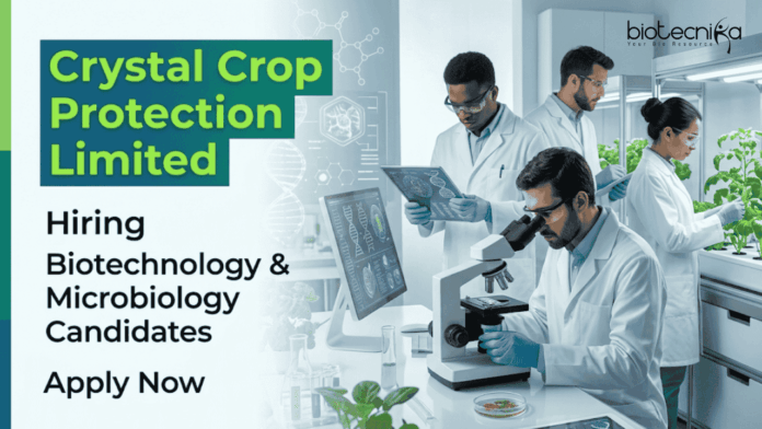 Medpace (3) Biotechnology Jobs at Crystal Crop Protection Ltd: Apply for Scientist role & build your Career in Life Sciences with Microbiology Research