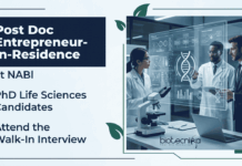 Post Doc Entrepreneur In Residence Opportunity at NABI for Life Sciences Candidates NABI Recruitment Announces Post Doc Entrepreneur in Residence fellowship for PhD Candidates Interested in Research in Life Sciences
